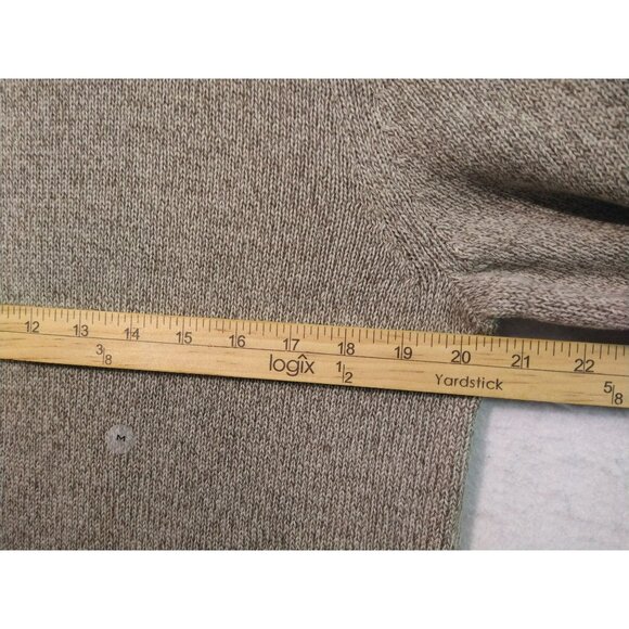 Eddie Bauer Sweater Mens Medium Brown Crewneck Cotton New - Picture 5 of 8